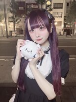 オズ 梅田店(OZ)&nbsp;ディープパープル/レミーエクステ60枚/エクステごとカラー