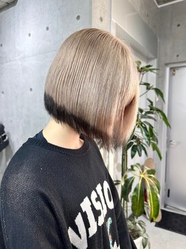 ダンク(DUNK) ハイトーンボブ/エンドカラー