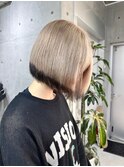 ハイトーンボブ/エンドカラー