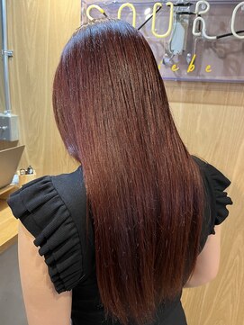 ソウス(SOURCE) チェリーレッド/ワインレッド/ボルドーカラー