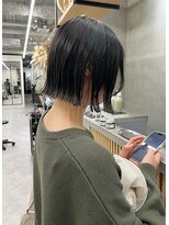 ロンドプロフィール 浦和(Lond profil) イメチェン ボブ 外ハネボブ 美髪 ホワイトブロンド 韓国