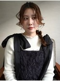 編み下ろしアレンジ 顔周りレイヤー ヘアセット【鹿児島中央】
