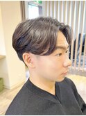 【Hale】ブルーブラックNo2952韓国マッシュスパイキーショート
