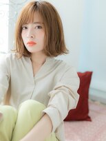 アートサロン センター北(art salon)&nbsp;センター北/髪質改善/アプリコットオレンジ☆外ハネボブパーマk
