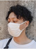 縦落ちツイスパ/ツイストスパイラルパーマ/岡崎メンズパーマ