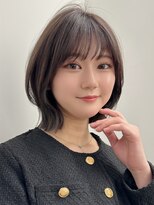 エアー 横浜(AIR) 【長谷川】 大人女性向け艶ブラウンくびれボブ