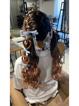 ウルー 博多店(uruu) 【ツインスタイル】博多/博多駅/ヘアセット/早朝