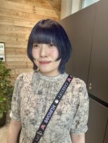 ベイショア(Bay Shore NY)&nbsp;ウルフショート/ウルフカット/ネイビーブルー