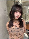 20代30代人気レイヤーカット韓国ヘアーワンホンヘアレイヤーボブ