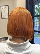 セジールへアメゾン(SAISIR HAIRMAISON)&nbsp;くびれヘア/アプリコットオレンジ/夏のヘアアレンジ/岡山