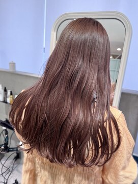 アトロ(Atoro) 梅田/暖色カラー/ピンクブラウン/ブリーチカラー/艶カラー