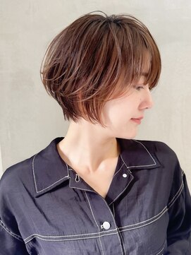 ロンドエニカ 大宮(Lond enika) グランマッシュ/細めハイライト/ショート/白髪ぼかし/前髪☆108