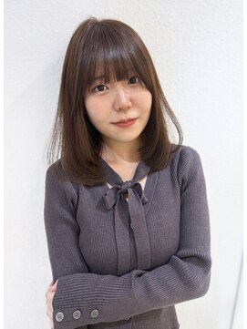 リアン(Lien) マロンベージュ/ミディアムレイヤー/髪質改善