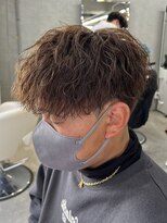 エデアンホンテン メンズサロン(EDEAN 本店 (旧:EDEAN 上通)) 熊本ツイストスパイラルメンズヘア波巻きパーマシャドウ