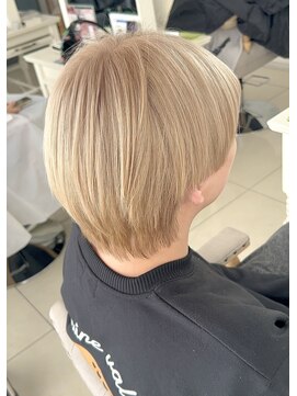 ベルバイグレイス(BELLE by grace) ダブルブリーチ　ミルクティーベージュ