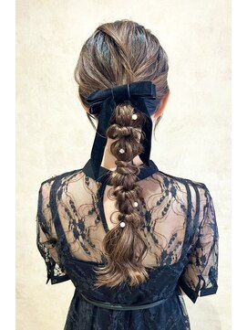 ジールサロン つくば本店 【迷ったらこれ！】オシャレ可愛い編み下ろしスタイル