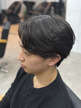 スウェル 稲毛店(Swell) MEN’S HAIR/サーフカール/刈り上げセンターパート/稲毛