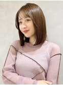 ミディアムレイヤー/縮毛矯正/イメチェン/10代20代30代/40代50代