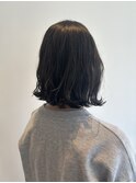 クセを生かした切りっぱなしボブ