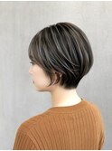 大人女子！コントラストハイライトショート