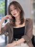 【限定】 LyriQカラーエステ使用 白髪ぼかしカラー+カット+髪質診断TR