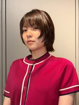 ネロ ヘアサロン 渋谷(NERO HAIR SALON) 【倉田真希】ボブウルフ フェイスレイヤー 前髪あり