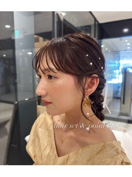 ヘアーズギャラリー なんば高島屋店(Hair's Gallery) 編みおろし/ブライダルヘア