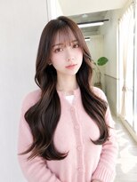 レウィン オモテサンドウ(Lewin-omotesando-) 大人可愛いくびれロング×艶ブラウン