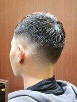 ブロートーキョーバーバーショップ 神田2nd(Bro Tokyo BARBERSHOP)&nbsp;ストリート風ミドルスキンフェードクロップスタイル