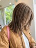 【ブリーチは無理だけど明るくしたい】ブリーチなしWカラー＋質感UPTR/￥11900