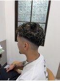 極道パーマ×フェード