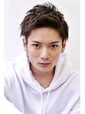 ツーブロックショート