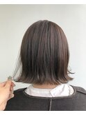 切りっぱなしボブ 韓国スタイル