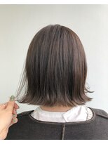 ヘアメイク オブジェ(hair make objet) 切りっぱなしボブ　韓国スタイル