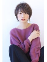 オーロ 宝塚店(ORO)&nbsp;オリーブカラーハイライトカラー小顔くすみカラーくびれショート