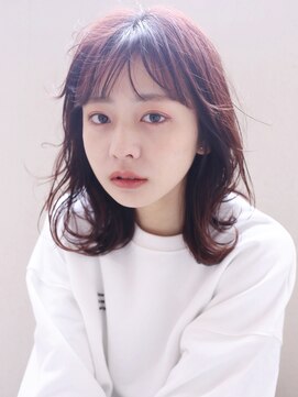 シエル 天神店(CIEL) ミディアムレイヤー×外ハネ