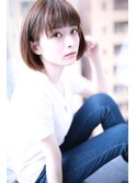 大人かわいい小顔ナチュラルボブ【Cirrus by Cloud zero】
