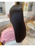 スーパーロングの美髪矯正