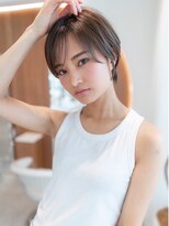 メゾンバイハバナ(maison by HAVANA)&nbsp;大人かわいい20代30代40代前下がり小顔丸みショートボブ