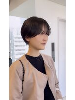 イヴォークトーキョーオーサカ(EVOKE TOKYO osaka)&nbsp;耳かけ マッシュショート 小顔 似合わせ 暗艶髪 おしゃれ
