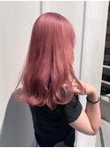 10代20代30代ピンクベージュダブルカラーケアブリーチ