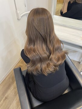 イオエ(ioe) デザインカラー/グランマッシュ/暗めカラー/ミディアムヘア