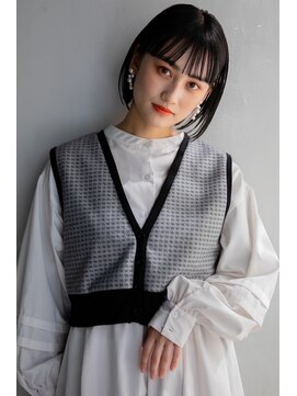 ルル(Lulu) フェミニン丸みボブ