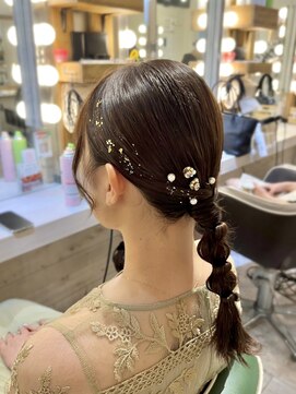 ヘアメイク エンカレッジ(HAIR MAKE encourage) 編み下ろし