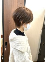 ギフト ヘアー サロン(gift hair salon) 【くびれハンサム大人ショート前髪あり】原口健伸