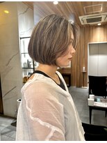 ビュートリアム ギンザ(BEAUTRIUM)&nbsp;コロンとまとまる顎ラインボブ＊顔周りレイヤー＊ハイライト