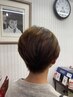 カット＋白髪染めカラー(リタッチ2センチ)￥7300【荏原町/美容室/美容院】