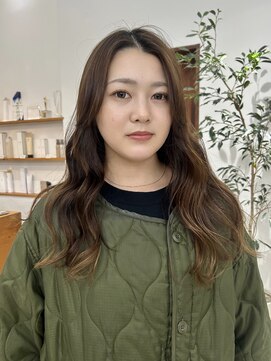 オーリーエトワ 御器所(oorry.etwa) カーテンバングロングレイヤーカット20代