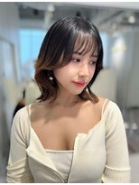 ユーフォリア 渋谷グランデ(Euphoria SHIBUYA GRANDE)&nbsp;韓国大人っぽヘア〇くびれボブ