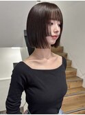 姫カットステップカットボブ切りっぱなしボブ